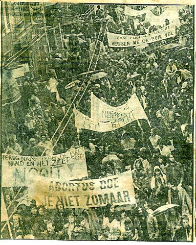 Abortusdemonstratie 1977