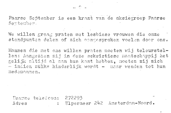 Paarse September #2